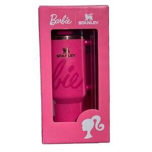 Barbie Stanley Cup 40oz Quencher Tumbler Limited Edition Pink Icon Travel Mug